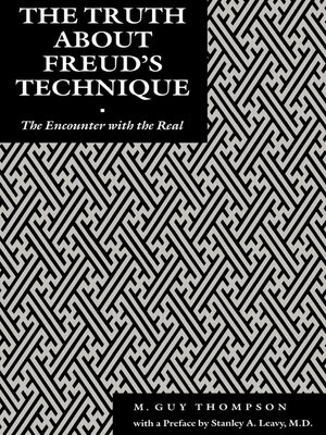 cover image of The Truth About Freud's Technique